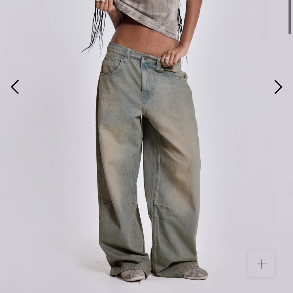 Jaded London light wash colossus jeans